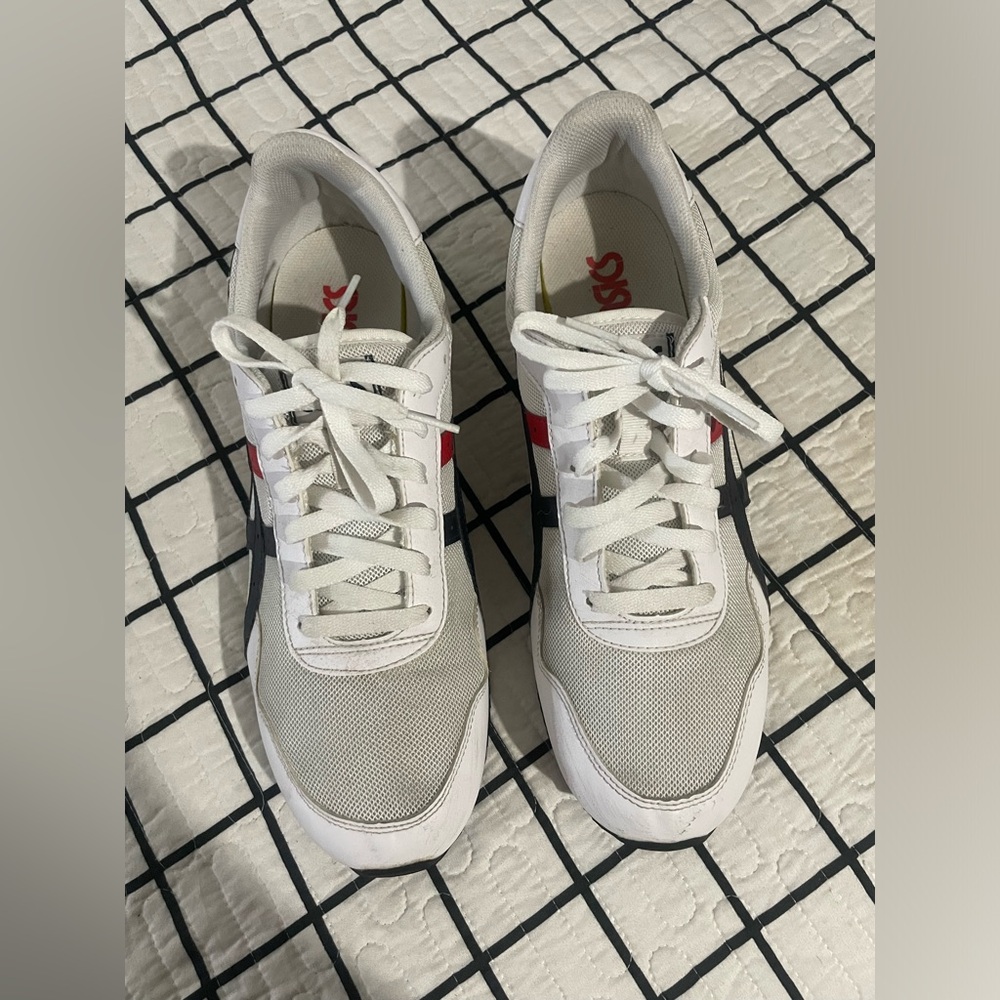 TIGER RUNNER WHITE MIDNIGHT MENS SHOES!!